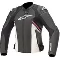 ALPINESTARS Мотокуртка кожаная GP PLUS R V3 женская, Размер: 40, Цвет: Black/White/Fuchsia