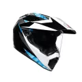 AGV Шлем AX9, Размер: MS, Цвет: MULTI - NORTH BLACK/WHITE/CYAN