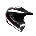 AGV Шлем AX9, Размер: ML, Цвет: MULTI - PACIFIC ROAD MATT BLACK/WHITE/RED