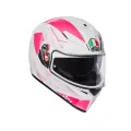 AGV Шлем K3 SV, Размер: XS, Цвет: MULTI - IZUMI WHITE/PINK от магазина rszone AGV Шлем K3 SV, Размер: XS, Цвет: MULTI - IZUMI WHITE/PINK