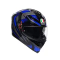 AGV Шлем K5 S, Размер: XS, Цвет: MULTI - HURRICANE 2.0 BLACK/BLUE от магазина rszone AGV Шлем K5 S, Размер: XS, Цвет: MULTI - HURRICANE 2.0 BLACK/BLUE