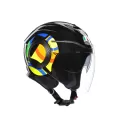 AGV Шлем ORBYT, Размер: S, Цвет: TOP - SUN&MOON 46 BLACK