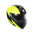 AGV Шлем SPORTMODULAR, Размер: M, Цвет: MULTI - HI VIS CARBON/YELLOW FL.