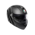 AGV Шлем SPORTMODULAR, Размер: S, Цвет: MULTI - REFRACTIVE CARBON/SILVER