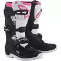 ALPINESTARS Мотоботы TECH 3 женские, Размер: 7, Цвет: Black/White/Pink