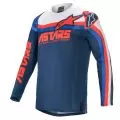 ALPINESTARS Джерси TECHSTAR, Размер: S, Цвет: VENOM dark blue/bright red/white