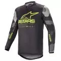 ALPINESTARS Джерси RACER, Размер: S, Цвет: TACTICAL Gray Camo/Yellow Fluo