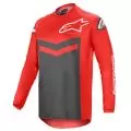 ALPINESTARS Джерси FLUID, Размер: S, Цвет: SPEED Bright Red/Anthracite