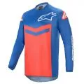 ALPINESTARS Джерси FLUID, Размер: XL, Цвет: SPEED Blue/Bright Red