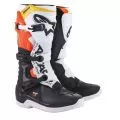 ALPINESTARS Мотоботы TECH 3, Размер: 12, Цвет: Black/White/Red Flourescent/Yellow