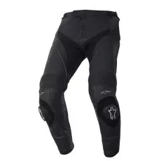 ALPINESTARS Мотоштаны кожаные MISSILE SHORT, Размер: 46, Цвет: Black