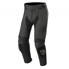 ALPINESTARS Мотоштаны кожаные MISSILE V2 LEATHER - LONG, Размер: 50, Цвет: Black