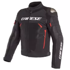 DAINESE Мотокуртка DINAMICA AIR D-DRY, Размер: 56, Цвет: Black/Black/Red