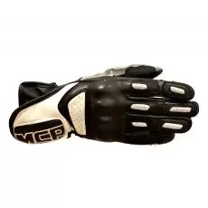 MCP Мотоперчатки Prime женские, Размер: L, Цвет: чeрно-белый