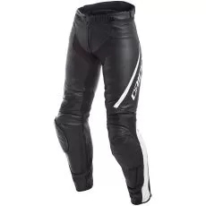 DAINESE Мотоштаны кожаные ASSEN женские, Размер: 40, Цвет: blаck-white