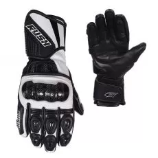 RUSH Мотоперчатки CIRCUIT, Размер: XL, Цвет: чeрный/белый