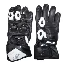 RUSH Мотоперчатки SPITFIRE, Размер: XXL, Цвет: чeрный/белый