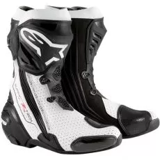 ALPINESTARS Мотоботы SUPERTECH R, Размер: 41, Цвет: BLACK/WHITE