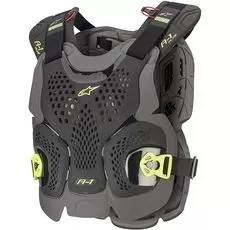 ALPINESTARS Панцирь A-1 PLUS, Размер: XL/XXL, Цвет: Black/Anthracite/Yellow Fluorescent