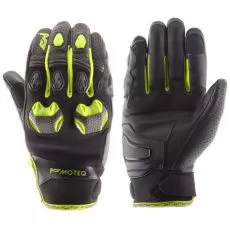 MOTEQ Мотоперчатки Stinger, Размер: XS, Цвет: чeрный/желтый