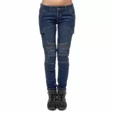 MOTEQ Мотоджинсы Nargiz женские, Размер: 28/32, Цвет: Синий