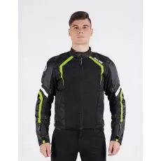 INFLAME Мотокуртка INFERNO II, Размер: S, Цвет: зеленый неон