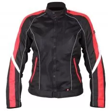 INFLAME Мотокуртка GLACIAL женская, Размер: L, Цвет: красно-черный