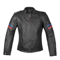 RUSH Мотокуртка кожаная BUDDY, Размер: M, Цвет: Чeрный