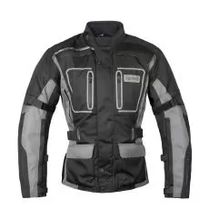 RUSH Мотокуртка DISCOVERY, Размер: M, Цвет: чeрный/серый