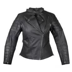 RUSH Мотокуртка кожаная SANDORA женская, Размер: XS, Цвет: Чeрный