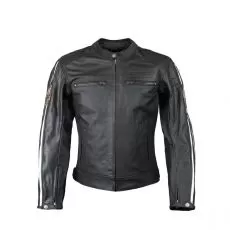 RUSH Мотокуртка кожаная VINTAGE, Размер: L, Цвет: Чeрный