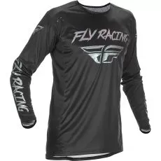 FLY RACING Джерси LITE S.E., Размер: XXL, Цвет: черный/серебристый