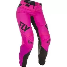 FLY RACING Кроссовые штаны LITE женские, Размер: 32, Цвет: розовый/черный1