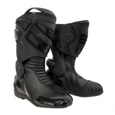 MOTEQ Мотоботы Racing R8 унисекс, Размер: 37, Цвет: Чeрный