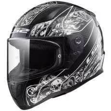 LS2 Шлем FF353 RAPID, Размер: XXL, Цвет: CRYPT Black White