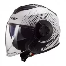 LS2 Шлем OF570 VERSO, Размер: XS, Цвет: SPIN White Black