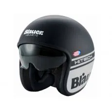 Blauer H.T. Шлем Pilot, Размер: S, Цвет: 1.1. Black Matt/Grey
