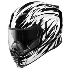 ICON Шлем AIRFLITE, Размер: S, Цвет: чeрно-белый