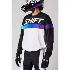 SHIFT Джерси WHITE LABEL ULTRA, Размер: XL, Цвет: BLACK/WHITE