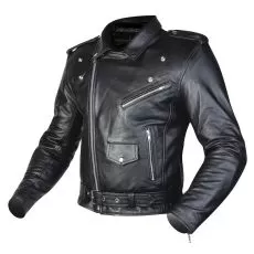 OZONE Мотокуртка кожаная Ramones, Размер: 6XL, Цвет: черный