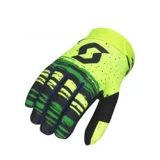 SCOTT Мотоперчатки 450, Размер: S, Цвет: NOISE Green/Yellow