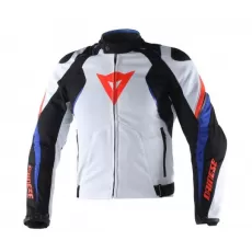 DAINESE Мотокуртка Raptors, Размер: 48, Цвет: White/Black/Red