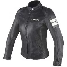 DAINESE Мотокуртка кожаная Lola D1 женская, Размер: 38, Цвет: Black