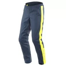 DAINESE Штаны-дождевик STORM 2 UNISEX, Размер: L, Цвет: Black-Iris/Fluo-Yellow