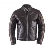 HELSTONS Мотокуртка кожаная Ace, Размер: M, Цвет: Матовая / Коричневый