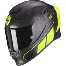 SCORPION Шлем EXO-R1 CARBON AIR, Размер: L, Цвет: CORPUS II Matt Black-Neon Yellow