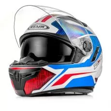 ZEUS Шлем ZS-813A, Размер: S, Цвет: синий/белый