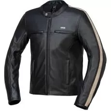 IXS Мотокуртка кожаная CLASSIC LD STRIPE, Размер: 48, Цвет: Black