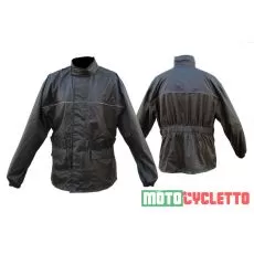 MOTOCYCLETTO Куртка-дождевик NERO, Размер: XXL, Цвет: черный