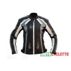 MOTOCYCLETTO Мотокуртка FIORE женская, Размер: XL, Цвет: Серый
